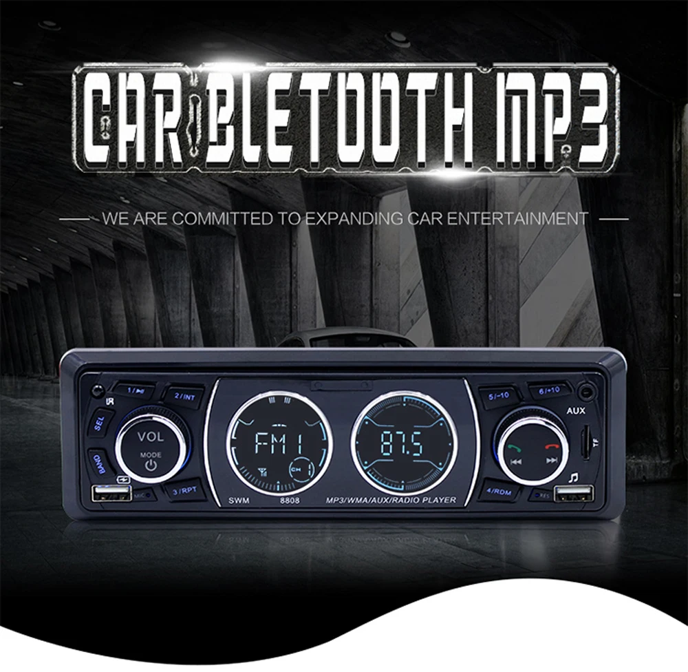Новая имитация приборной панели автомобиля новые идеи Bluetooth Автомобильный MP3-плеер автомобильный аудио хост-карта штекер U диск радио