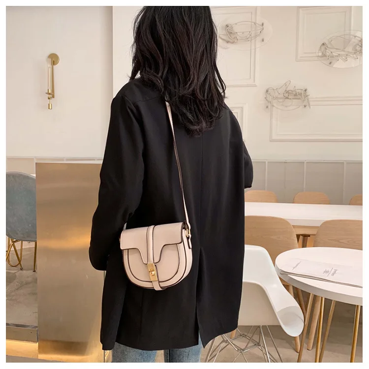 

Women Saddle Packs Handbag Luxury Small Crossbody Bags for Woman 2019 Fashion High Quality Leather Messenger Bag Female Totes