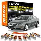MDNG Canbus лампы для Volkswagen VW Passat B5 B6 B7 CC седан вариант 1997-2013 2014 автомобильные светодиодсветодиодный внутренние карты купольсветильник свет комплект