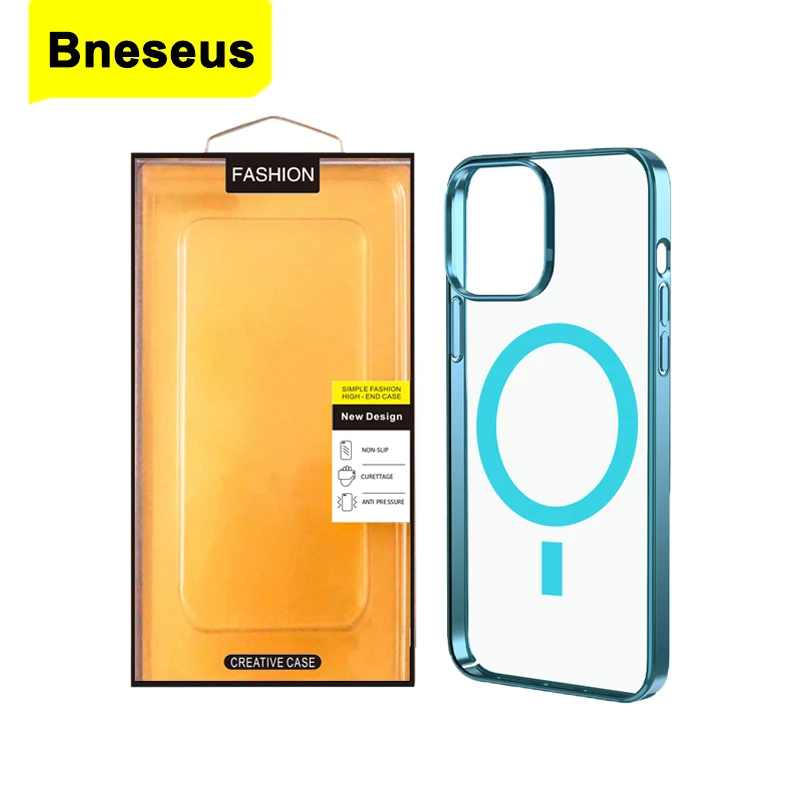 

For iPhone 13 12 11 Pro Max Magnetic Phone Case Smartphone Wireless Charging Charger Shell PC Electroplating Cover Magnet Cases