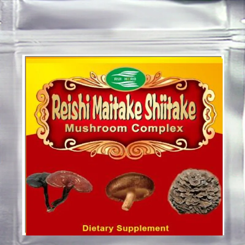 

300gram Top3 Blend Mushroom (Maitake+Reishi+Shiitake) 50% Polysaccharide Powder for Immune System and Antioxidant Support