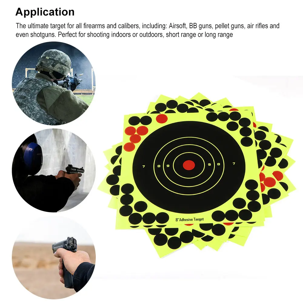 

Popular 10 Piece Splash Flower Target Adhesive, Designed For Rifle Pistol Adhesive, Pistol Binder Human Hunting