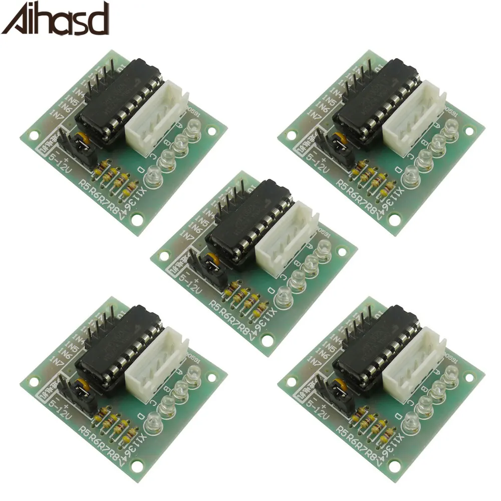 5 шт./лот UL2003 шаговый двигатель драйвер платы ULN2003 четырехфазный тестовый
