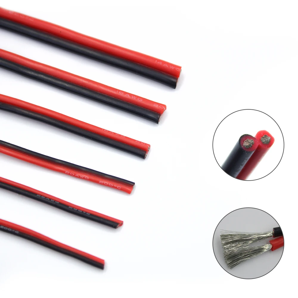 5 метров сделай сам лампа соединительный кабель с разъемом кабеля черный Red10 12 14 16