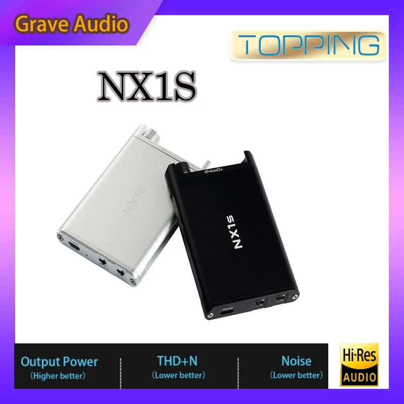 

TOPPING NX1s цифровой Hi-Fi портативный усилитель для наушников OPA1652 LMH6643