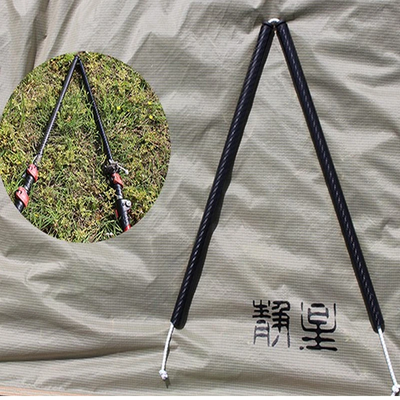 ASTAGEAR windwisper2 пирамиды палатка ul палатка кемпинговая палатка - Цвет: 40cm Extension Pole