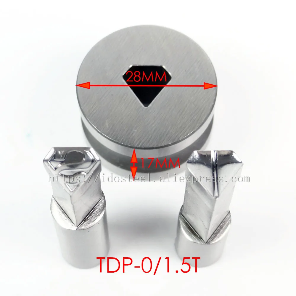 S Break Line 9,5*8,75 мм молочная таблетка штампа 3D пробивной пресс-формы конфеты пробивки штампа кальция таблетки пробивки таблетки пресс-формы - Цвет: TDP-0-1.5T