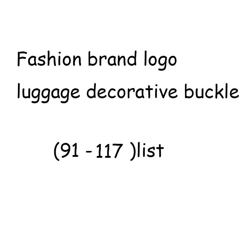 91-126 модный брендовый логотип металлическая застежка сделай сам кожаная сумка