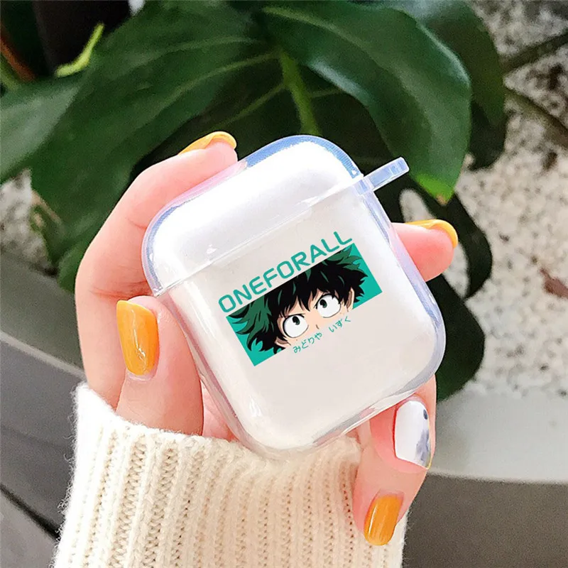 Чехол для наушников Airpods 2 1 чехол беспроводных с милыми персонажами моя геройская