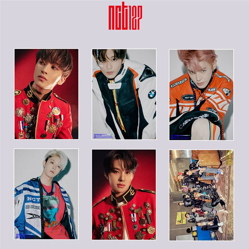 

KPOP 2PCS/SET NCT 127 Self-adhesive Poster Wall Stickers Neo Zone Taeyong Poster Stickers Fans Collection wj435