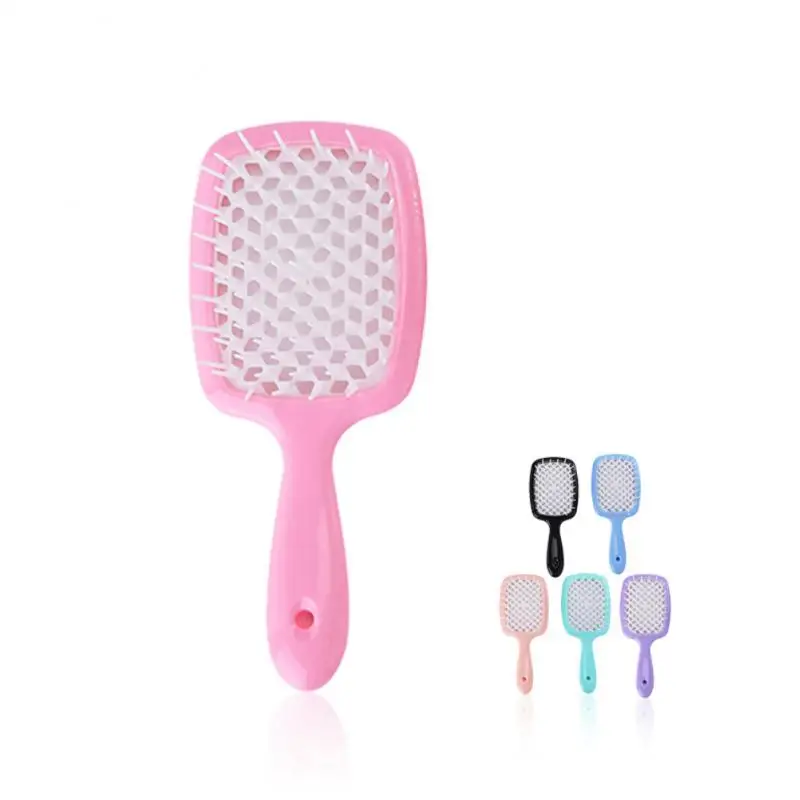 

Hair Styling Comb Wet And Dry Hairdressing Honeycomb Curly Hair Combs Scalp Massage Hairbrush Hair Curling Salon Styling Tools