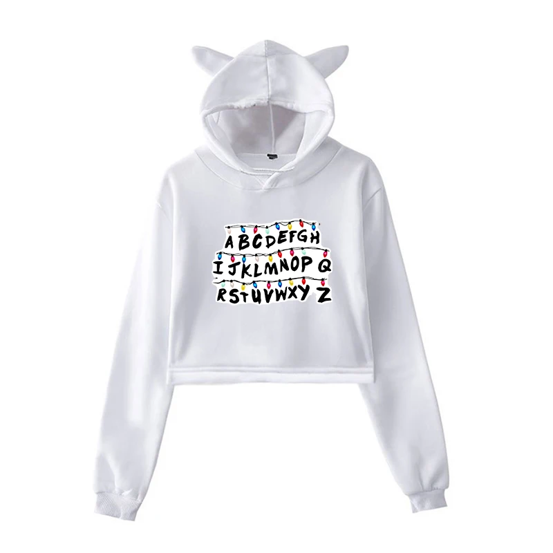 New Fashion Stranger Things Hoodies Casual Unique Sweatshirt Women Kpop Pullover Fleece Warm Girls Harajuku Sportswear Tops Gift | Женская