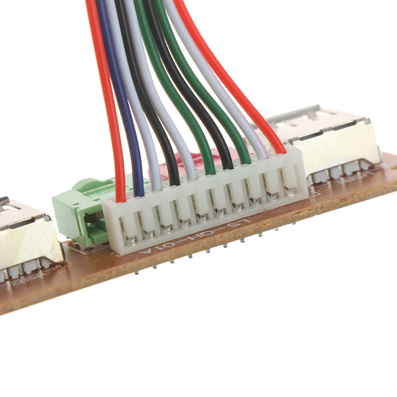 2 USB PC чехол для компьютера 6 8 см Передняя панель аудио порт микрофон наушники