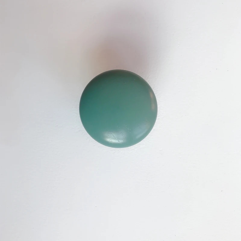 

6.5/9/13cm Wood Wall Hanger Coat Rack Colorful Round Mushroom Clothes Hook Wall Hanger Wooden Hooks Pretty Home Decor