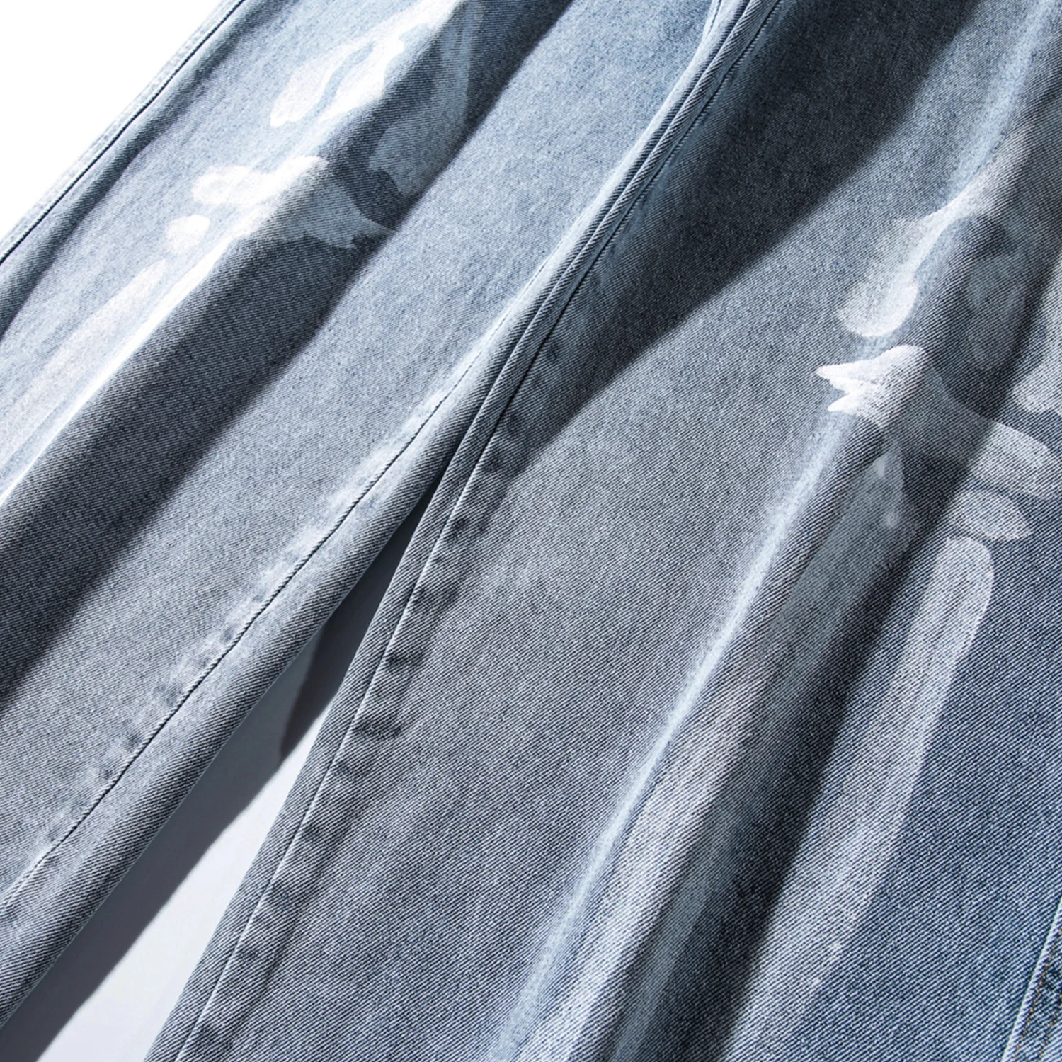 Aelfric Eden винтажные мужские джинсы с рисунком черепа 2019 Харадзюку хип-хоп брюки