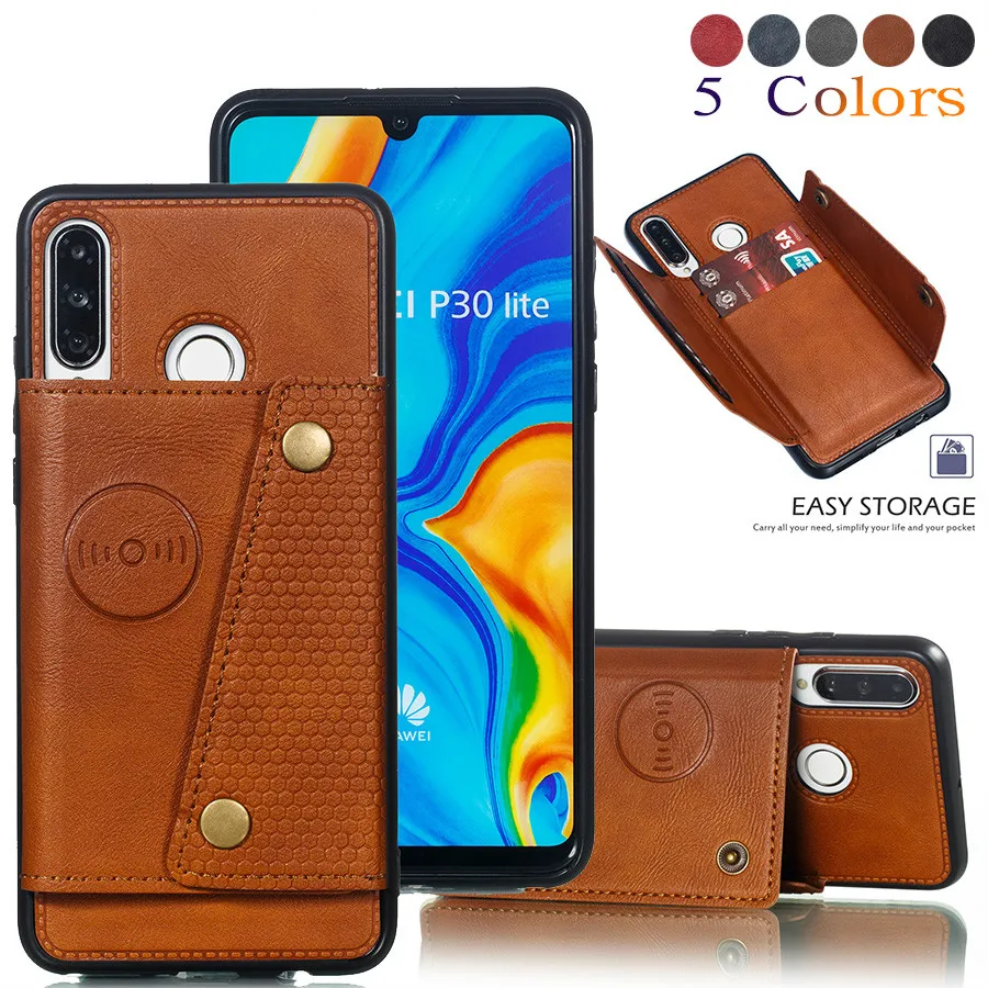 Легкий Чехол кошелек для Huawei P30 pro P20 Mate 20 30 Pro Lite 2019 Honor 9X кожаный чехол с карманом