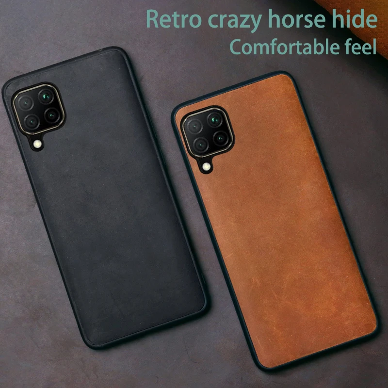 

Leather Phone Case For Huawei P40 Lite P30 P20 Mate 30 20 Nova 5T P Smatr Honor 8X 9X 10 Lite 10i 20 Pro 20i Crazy Horse Skin