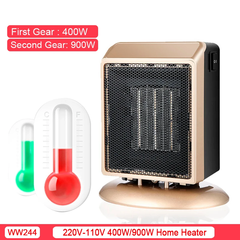 

220V 900W Portable Electric Heater Mini Desktop Heater Fan Household Wall-mounted Radiator Hand Warmer To Keep Warm In Winter