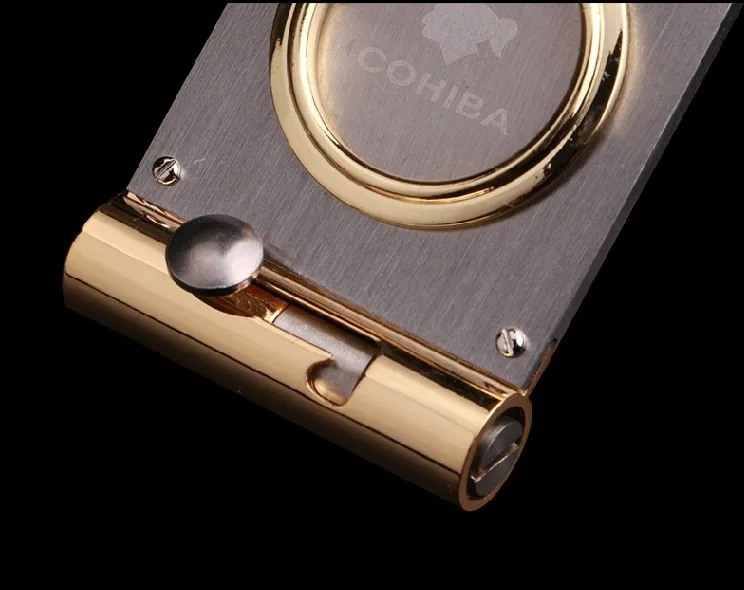 Новинка 1 шт. Cohiba 2 в резак для сигар из нержавеющей стали с дыроколом ножницы нож