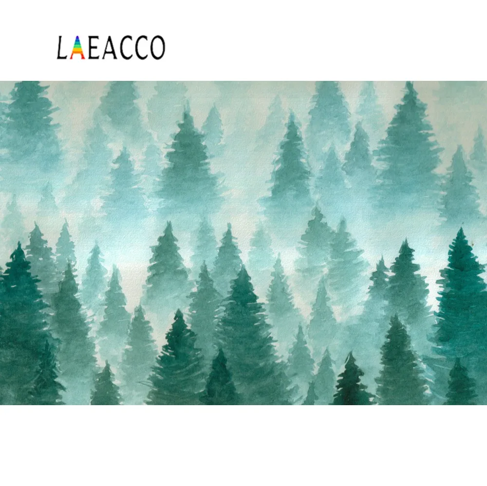 Laeacco фон для детской портретной фотосъемки с изображением дерева леса
