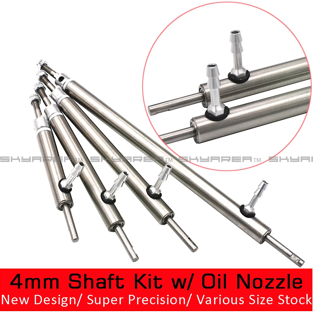 

1 Piece 4mm Marine Boat Prop Drive Shafts and Sleeve Tuber Set with Refuel Oil Nozzle for RC Jet Boat Accessory Parts