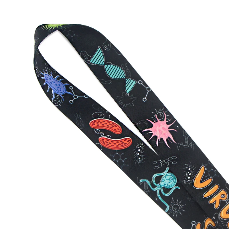 Медицинский шнурок C979 для вирусных бактерий держатель кредитных карт бейдж