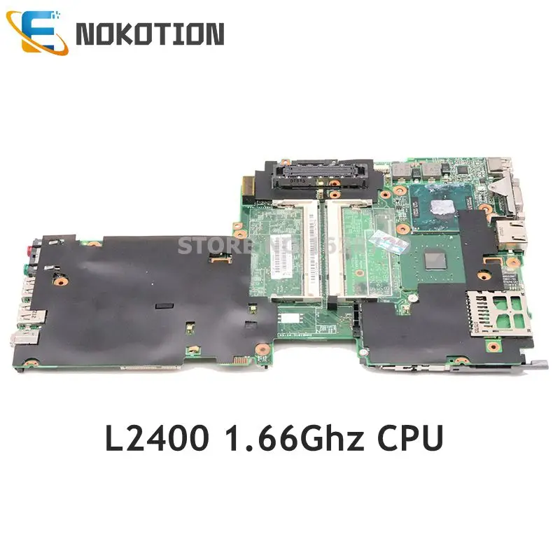 Материнская плата NOKOTION 42T0215 для ноутбука IBM Lenovo X60s ThinkPad системная 48.4B501.05N L2400 1 66 ГГц