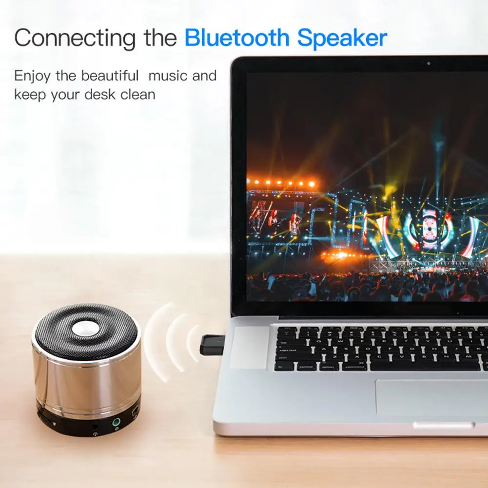USB Bluetooth 5.0 Adapter Receiver Transfer Wireless For Laptop PC Mouse Keyboard Speaker | Электроника