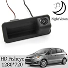 Owtosin HD 1280*720 камера заднего вида для Ford C MAX C-MAX 2004  2018 MK1MK2 ручка багажника автомобиля Обратный монитор аксессуары