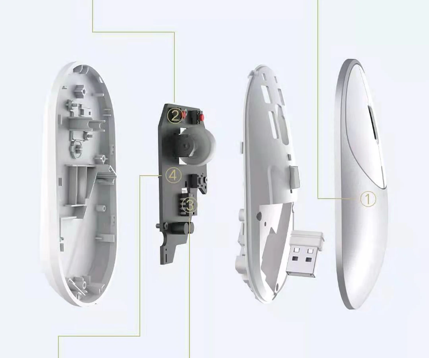 Xiaomi Mi Portable Mouse 2 Купить