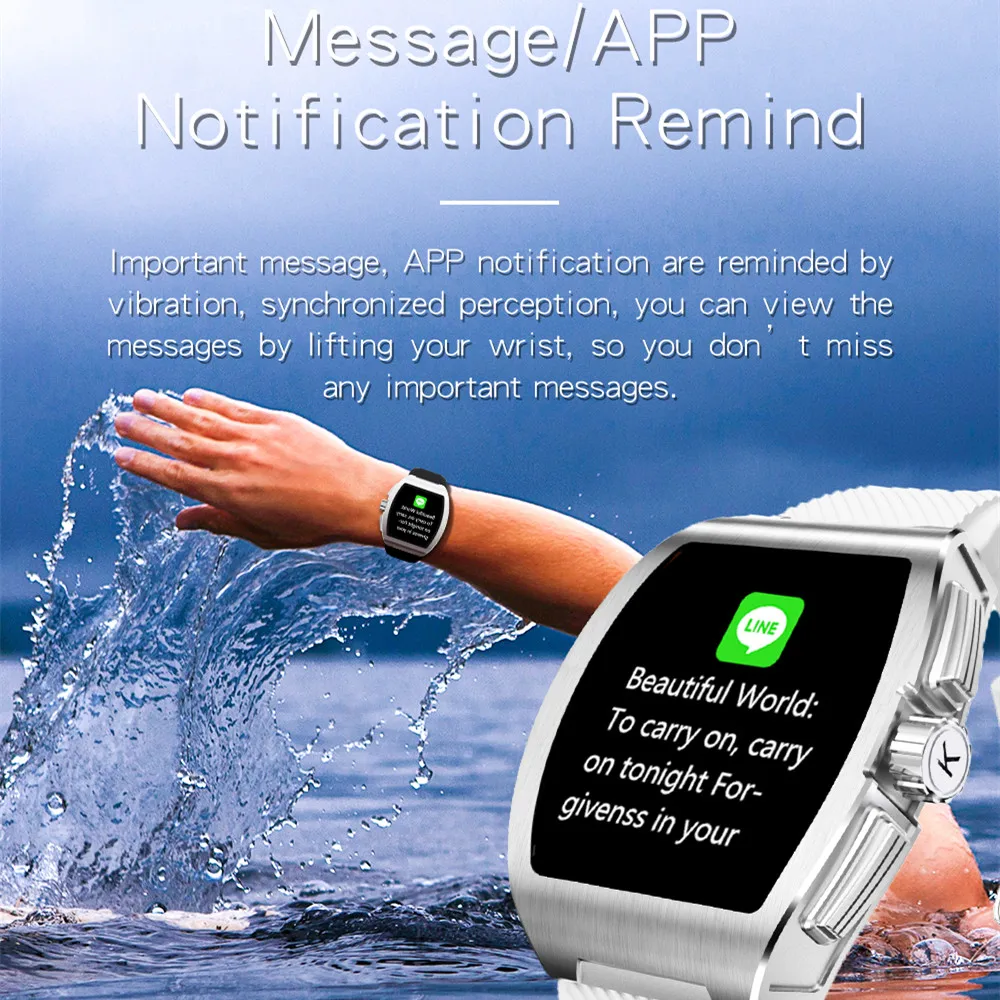 

XUESEVEN 2021 Smart Watch Bluetooth Call Smart Watch Men's Sports Fitness Bracelet Clock Watch for Android Apple Men's bracelet