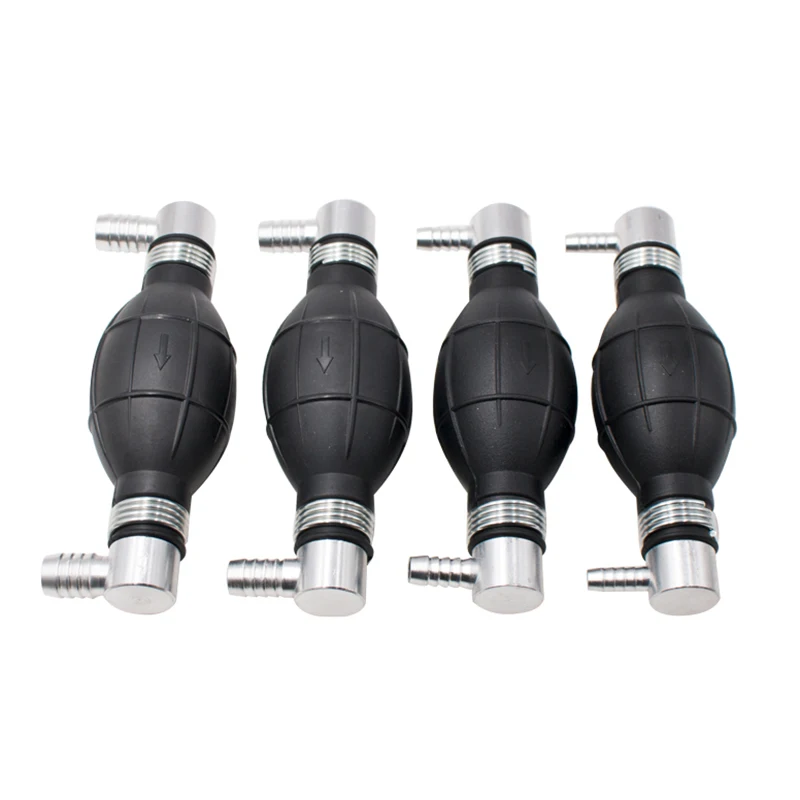 1 шт. Двойные изогнутые головки топливный насос резиновый ручной праймер для