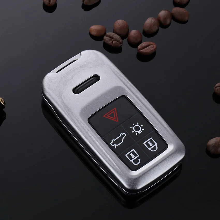 

MICOCHE For Volvo V40 V60 S60 XC60 S60l V40 V60 S60 Elegant Aluminium Alloy Car Key Case Cover Auto Key Protector