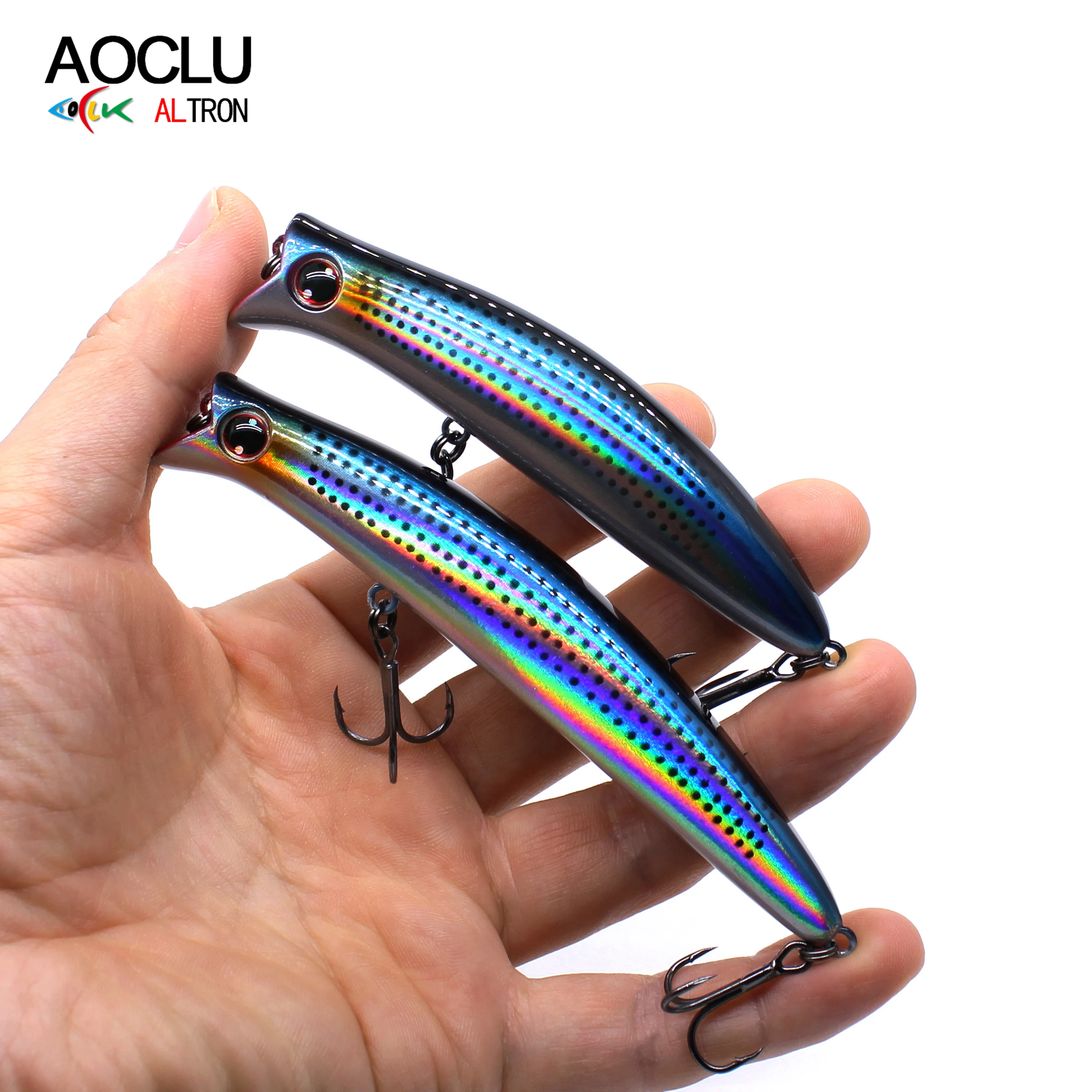 AOCLU Wobblers Super Quality 8 Colors 110mm 14.8g 90mm 13g Hard Bait Minnow Crankbait Fishing Lure Bass Fresh Salt Water Tackle