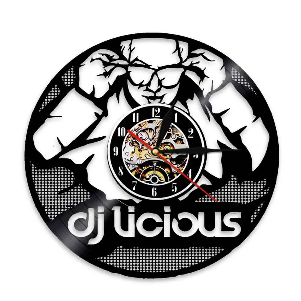 Keep Calm I'm DJ виниловые настенные часы рок н ролл любителей музыки Liciours Клубные