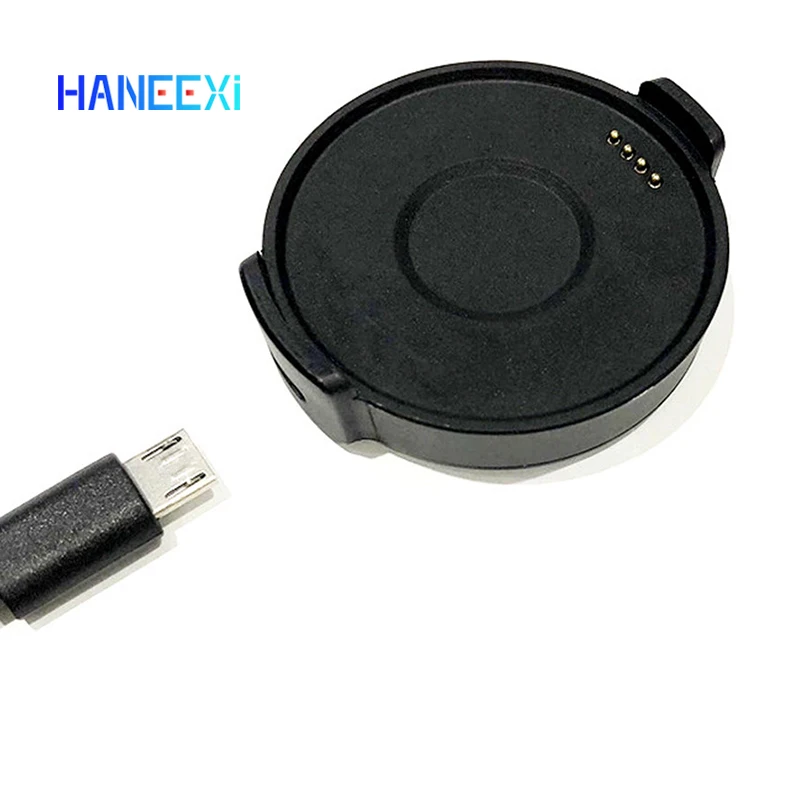 

high quality 100cm Cable Strong usb Magnetic charging dock for TicWatch Pro USB Data charger Smart watch Replacement Chargers