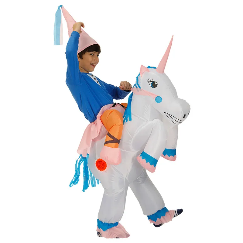 

1PCS Party Inflatable Three-dimensional Eco-friendly Cute Dinosaur Mount White Child Outdoor Indoor Cosplay for Children Adults