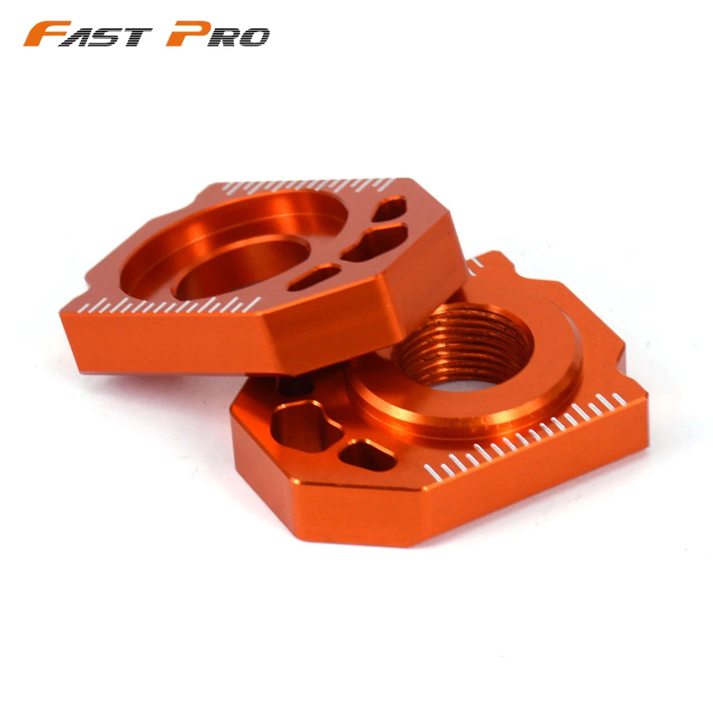 CNC сзади цепь Настройщик ось блока для KTM SX F XC EXC W XCF 85 125 150 300 350 450 530 SX85 EXC250 EXC300|chain