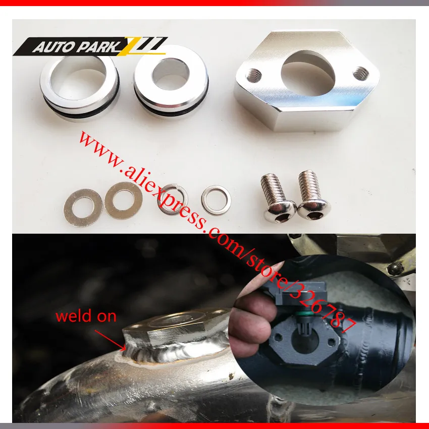 Алюминиевый датчик карты фланец интеркулер труба для VW AUDI A4 golf4 beetle JETTA 1 8 T adp05a| |