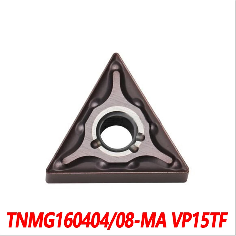 

100% Original TNMG TNMG160404-MA VP15TF TNMG160408-MA 10pcs CNC lathe Insertion Carbide Insert Imported From Japan High Quality