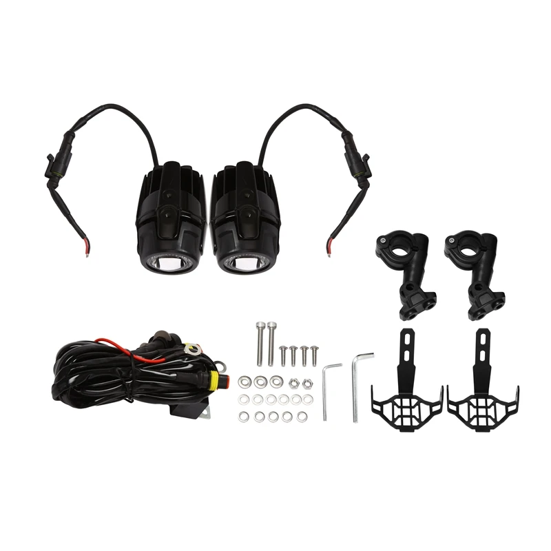 

Fog Lights for R1200 Motorcycle and Universal Motors Light Guards Cover Signal Lights