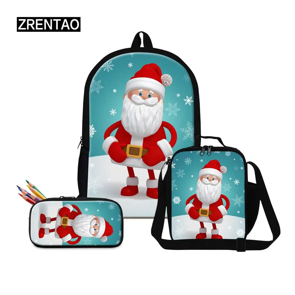 

Персонализированный набор школьных сумок на заказ, портативный школьный рюкзак, 3 шт./компл., подарок отцу на Рождество, детский подарок