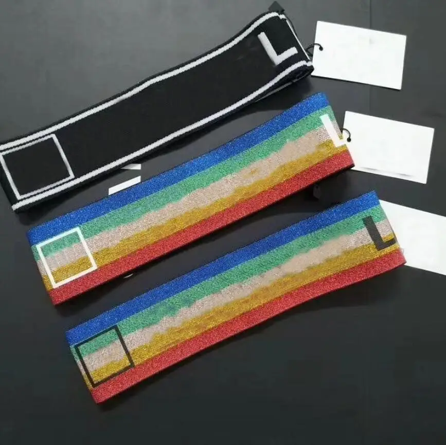 

5PCS Sports Headband Women Letter Printing Headband Running Fitness Yoga Headwear Female Stretch Wash Makeup Hair Accessories