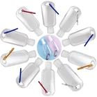 100 шт., пластиковые брелоки с откидной крышкой, герметичные бутылки мл, 50 мл, 60 мл