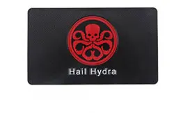 Hail Hydra Автомобильный волшебный Противоскользящий коврик Marvel Comics автомобильный нескользящий коврик для сотового телефона противоскользящая приборная панель для автомобиля коврик - Название цвета: Hail Hydra