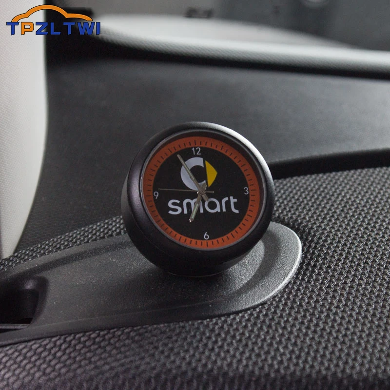 Автомобильные часы светящиеся украшения для Mercedes Smart Fortwo 450 451 Forfour 453