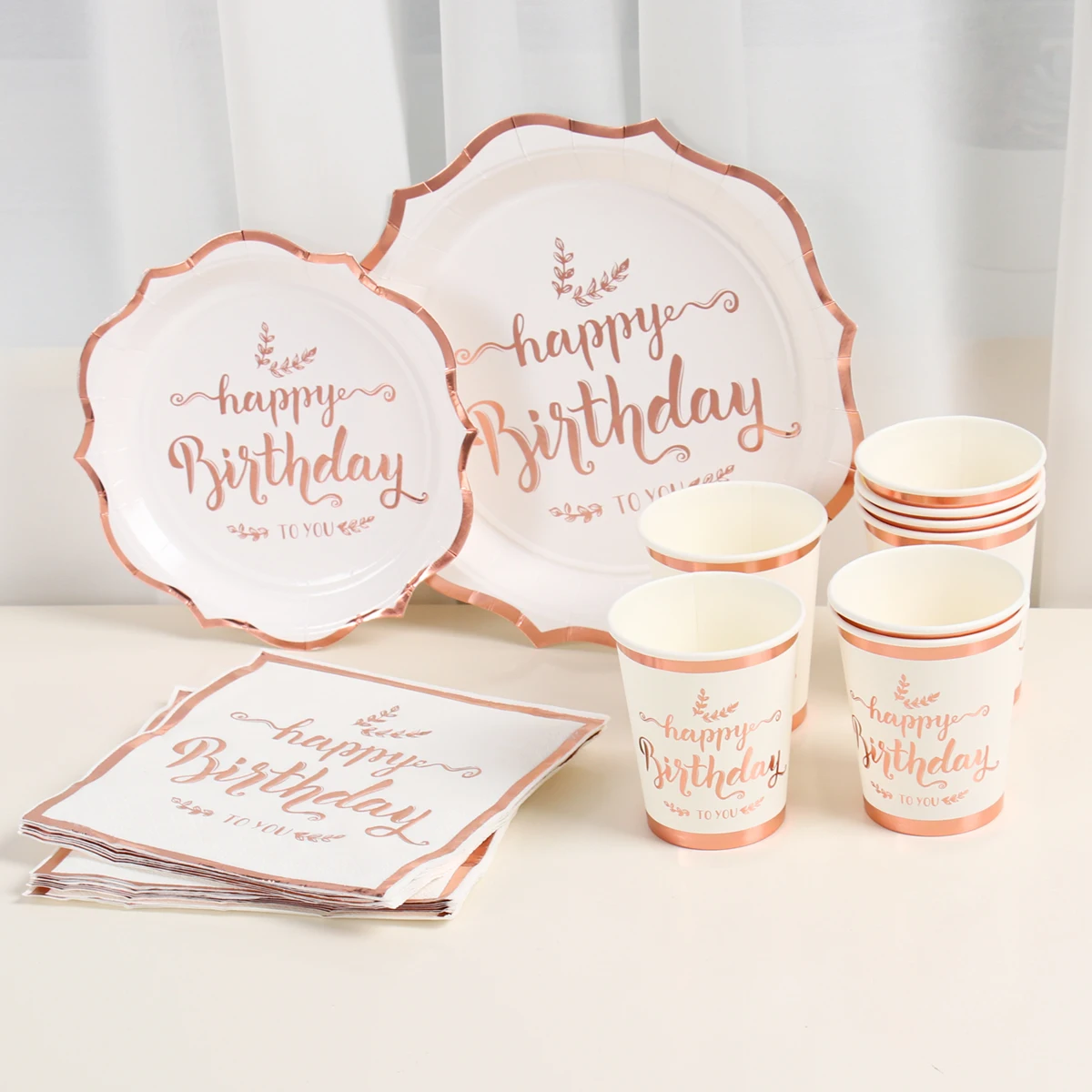 

Розовое золото вечерние одноразовые столовые приборы набор бумажная тарелка чашка дети Взрослый День рождения Свадьба девичник вечерние у...