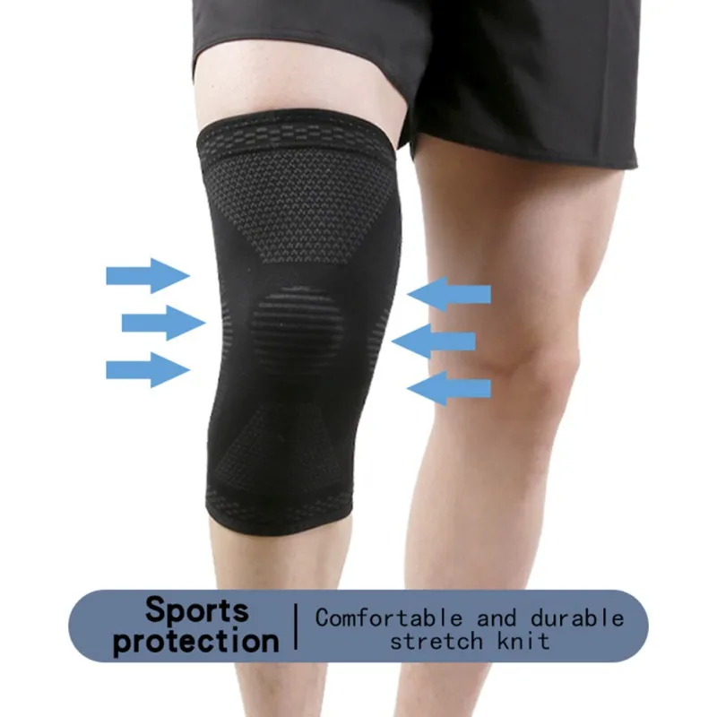 

1Pcs Knee Pads Support Compression Sleeves Unisex Non-slip KneePads Brace Sports Basketball Knee Protector Pain Relief Safety m