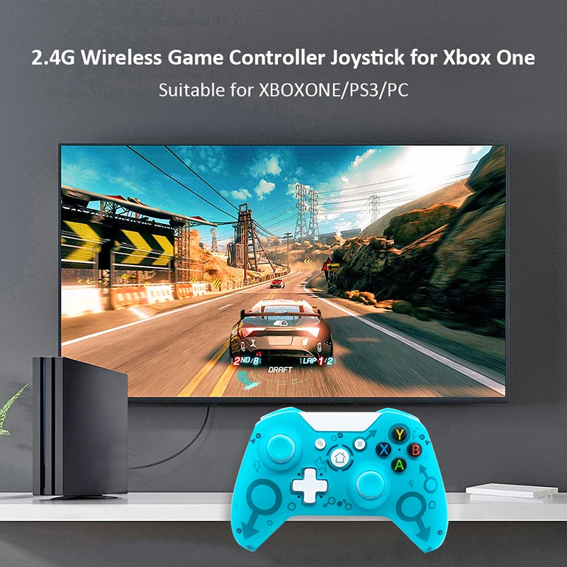 

Drop Shipping Wireless 2.4GHZ Receiver Gamepad For Xbox One/One S/One X/Windows Joystick Console Controle Host Controller Joypad