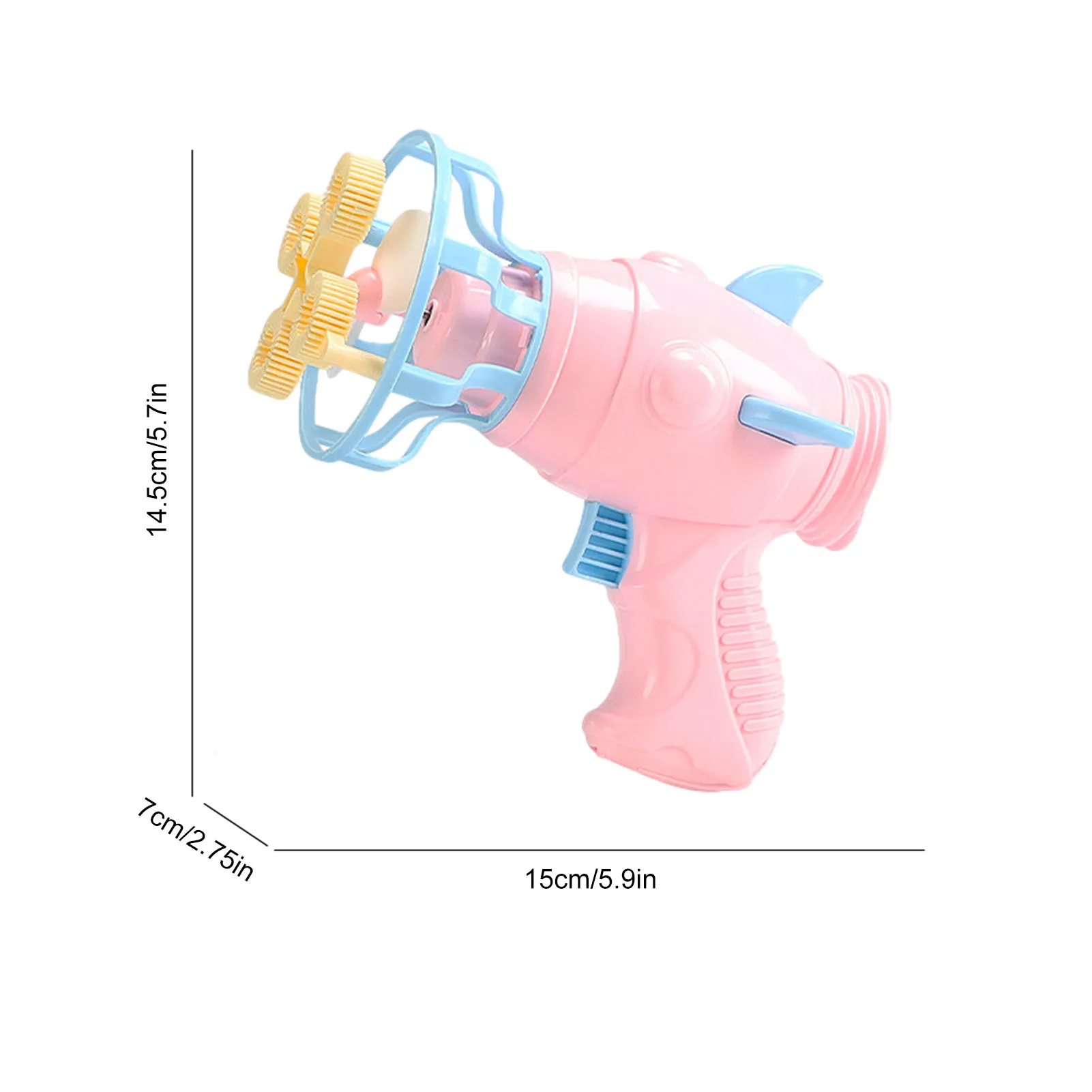 1 шт. Новая автоматическая дующий Пузыри Пузырь Игрушка стрелялка вентилятор